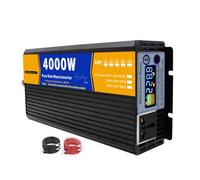 HENGJINGTR Inverteur De Puissance 4000W Pure Sine Wave Inverteur 12V 24V 48V 60V 72V À 110V / 220V Convertisseur D'inverseur De Puissance en Phase Divisée pour Voiture, Camion, Camping,48v to 220v