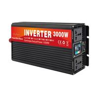 HENGJINGTR Inverteur d'onde Sinusoidale Pure en Phase Divisée De 3000W, Convertisseur AC De 48V DC À 110V 120V 220V 230V 240V, avec 2 Sorties AC/Écran LCD,48V to 120V