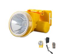 HENGJINGTR Lampe de Mine Frontale LED à Haute luminosité avec Batterie Lithium, 2400 mAh, antidéflagrante, lumière puissante étanche pour Mine de Charbon, Rechargeable