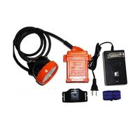 HENGJINGTR Lampe de Mineur de Haute capacité de 7000mAh, la tête de Capuchon de sécurité légère Rechargeable, Phare de Lampe de Torche de Lampe de Poche Batterie de Lithium