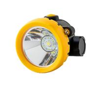 HENGJINGTR Lampe Frontale de Mineur LED Super Brillante 2200 mAh étanche, Lampe de Casque antidéflagrante, Lampe Frontale pour Camping, randonnée et Exploitation minière