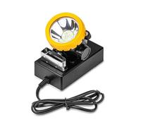 HENGJINGTR Lampe Frontale pour Casque de Mineur, lumière LED antidéflagrante intrinsèquement sûre de 1200 lumens, Lampe de Casquette étanche IP67 pour l'exploitation minière (Jaune)