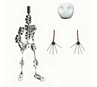 HENGJINGTR Outil d'animation en Stop Motion Kits d'armature pour Stop Motion, Kit d'animation avec Mains et crâne pour Animation en Stop Motion et création de pâte à Modeler, 12CM-20CM,18CM