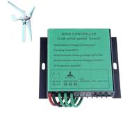 HENGJINGTR Régulateur de Charge pour générateur d'éolienne MPPT, 20000W 12/24V /48V MPPT étanche avec Protection Contre la surtension et contrôle de la Vitesse,12V
