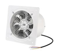 HENGJINGTR Ventilateur D'échappement en Métal pour Garage, 4 À 7 Pouces, 220V, Ventilateur D'extraction Économique pour Cuisine, Salle De Bain, Toilettes, Mural, Anti-Moustiques,4inch,220V