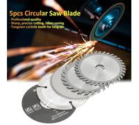 HENGL 5Pcs 85Mm Diamètre Intérieur 15Mm Mini Carbure Lame De Scie Circulaire Pour Outil De Coupe