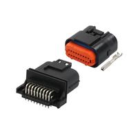 Hengliang Store 1/2/5/10 ensembles 12 18 26 34 broches ECU connecteur de moto étanche harnais MX23A34XF1 MX23A34SF1 DJ7341A-1-10-21 (couleur : 18 broches mâle, taille : 1 ensemble)