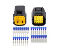 Hengliang Store 1 Jeu de 1 2 3 4 6 8 10 12 16 Broches AMP connecteur de Fil Automatique Prise électrique Prise de Faisceau de Camion scellée Compatible with The Voiture avec borne(16 Pin)