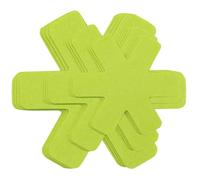 HengLiSam Lot de 12 et 3 Protections de Casseroles de Différentes Tailles pour Éviter Les Rayures, Séparer et Protéger Les Surfaces de Vos Ustensiles de Cuisine (Vert)