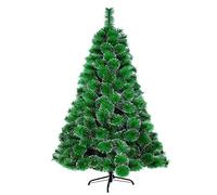 HENGMEI 150cm Sapin de Noël Artificiel Pin Arbre de Noel avec Support en métal Xmas Party Decortaion, Aiguille de pin Neigeux