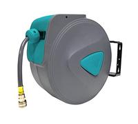 HENGMEI 20m Enrouleur de tuyau à air comprimé Dévidoir Tuyau Automatique Raccord en Cuivre 1/4"