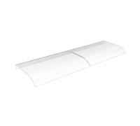 HENGMEI Auvent pour porte d'entrée - 50 x 160 cm - En polycarbonate - Transparent - Protection solaire - Protection contre la pluie - Pour balcon, fenêtre, entrée de maison
