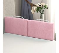 HENGMEI - Barrière de lit - 60 cm - Hauteur réglable - Anti-Chute - Tube en Acier réglable de 40 à 60 cm, Rose Cerise