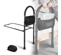 HENGMEI Barrière de lit - Réglable en hauteur - Pour personnes âgées - Accessoire de lit de soins - Aide pour les personnes âgées au quotidien