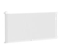 HENGMEI Barrière de protection de porte, extensible, de 0 à 300 cm, pour animaux domestiques, pour bébés et animaux domestiques, blanche
