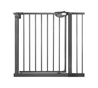 Hengmei - Barrière de protection - En métal - Perçage non nécessaire - Se referme automatiquement - Pour porte d'escalier - Idéale pour assurer la sécurité des enfants - 85 à 95 cm - Noir