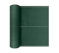 HENGMEI Brise-Vue Clôture Brise-Vue Filet d'ombrage Crème Solaire Protection Contre Le Vent Écran de Tennis Tissu d'ombrage HDPE pour Terrain de Sport, Jardin (1,2 x 10 m, Vert)