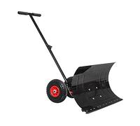 HENGMEI Chasse Neige Pelle à Neige avec Roues Outil de Déneigement pour Le Nettoyage de la Chaussée du Jardin
