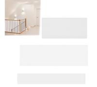 HENGMEI Filet de protection pour escaliers, 200 x 90 cm, en maille, pour enfants, rampe, clôture, pour enfants, animaux domestiques, blanc