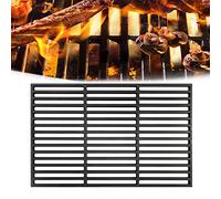 HENGMEI Grille de cuisson en fonte émaillée - 40 x 60 cm - Pour barbecue au charbon de bois, barbecue à gaz