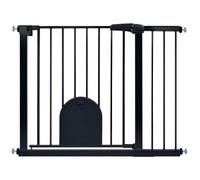 HENGMEI Grille de protection pour escalier, grille de porte, grille d’escalier sans perçage, grille de porte, grille de protection pour bébé 95-105 cm, fermeture automatique, en métal pour la sécurité