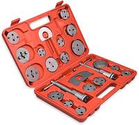 HENGMEI Lot de 22 outils de repousse-piston de frein universels - Repousse-piston de frein - Kit d'outils de réparation avec coffret en plastique