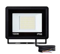 HENGMEI Lot de 5 projecteurs LED 100 W - Super lumineux - Étanche IP66 - Pour jardin, garage, atelier (blanc froid)
