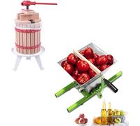 HENGMEI Presse à fruits, à vin, à maïs, 30 l, avec moulin à fruits de 7 l