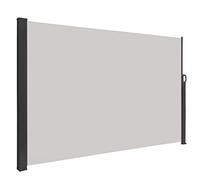 HENGMEI Store latéral Rétractable Auvent Mural Résistante au Soleil Abris Latéraux pour Balcon, Terrasse (160 x 300 cm, Gris)
