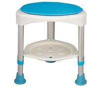 HENGMEI Tabouret de douche pivotant à 360° Hauteur réglable Tabouret de bain Tabouret de douche Siège de douche avec ventouses et hauteur réglable, Modell B