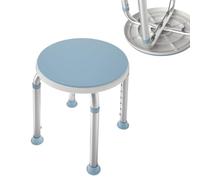 HENGMEI Tabouret de Douche pivotant à 360 ° - Réglable en Hauteur - Aide à la Douche