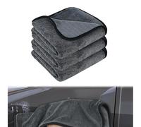 Hengrongshen 3 Chiffons Microfibre Ultra-Absorbants, Lingettes Séchantes Haute Performance, Idéaux pour Lavage Auto & Nettoyage Maison, Ultra Doux sans Traces (3, 40 x 60 cm)