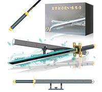 Hengrongshen Katana Demon-Slayer, 100cm Épée Tokitou Muichirou en Briques de Construction Style Ideas, Kit de 771 Pièces avec Support et Gaine, Cosplay Manga Cadeau Décoratif pour Adultes et Enfants