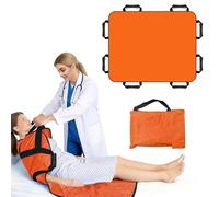 Hengrongshen Lingette coulissante pour patient, 100 x 120 cm, avec 8 poignées, drap de transfert et aide au positionnement pour les soins infirmiers, les transferts de personnes âgées et de lit, pour