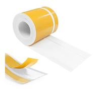 Hengrongshen Plinthe Souple PVC Autoadhésive 50 mm x 20 mm x 18 m, Imperméable Anti-Moisissures Résistante à l'Huile, pour Cuisine Salle de Bain Chambre Garage (Blanc)