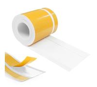 Hengrongshen Plinthe Souple PVC Autoadhésive 70 mm x 20 mm x 6 m, Imperméable Anti-Moisissures Résistante à l'Huile, pour Cuisine Salle de Bain Chambre Garage (Blanc)