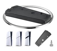 Hengrongshen PS5 Support Vertical pour PS5 Slim et PS5 Pro, Socle PS5 Vertical pour Playstation 5 Pro et PS5 Slim, Support PS5 Compatible avec PS5 Disc et Digital Console, Accessoires PS5 (Noir)