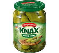 Hengstenberg Knax cornichons en bocal végétalien sans gluten 330g