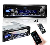 Hengweili Autoradio 1 DIN avec Lecteur CD/DVD I Bluetooth I FM/RDS/AM Radio I App Control I MP3 USB SD AUX