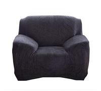 Hengweiuk Housse de canapé, Housse de Canapé Extensible épaisse et é1, 2, 3 ou 4 Places Lastique en Velours uni Housse de Canapé Extensible Extensible