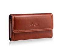 Hengwin Étui de téléphone en cuir pour iPhone 15 Pro Max, 13 Pro Max, 12 Pro Max, Samsung Galaxy S24 Ultra A15 A25 A54 A14 A13 Google Pixel 7 Pro - Étui de ceinture magnétique pour téléphone portable