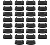 HENGYANG Lot de 30 embouts de sommier à latte 54 mm - Embouts pour sommier - Noir - Accessoires de connexion - Lit - Double