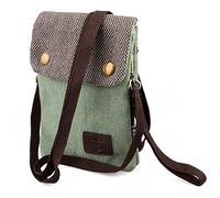 Hengying Mini Sacs Bandoulières Pochette Téléphone Portable Porte-Monnaie Filles Femmes Lâche Petit Sacoche Voyage pour iPhone X 8 7 Plus 6S Samsung Galaxy S8 + S7 S6 Edge S5 Bonbon Vert Porte-clés