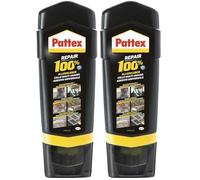 Henkel - Pattex 100% - 9H P1BC1 - Colle transparente sans solvant/sans eau (Lot de 2)