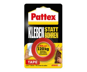 Henkel Pattex Bande adhésive 1,5 m Kleben statt Bohren Quantité:10