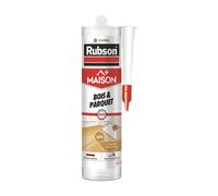 Henkel Rubson | Mastic Maison Bois & Parquet Chêne (cartouche de 280 ml) - Mastic acrylique pour tous supports bois et maçonnerie - Joints pour intérieur et extérieur abrité