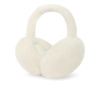 HENKi Cache-Oreilles d'Hiver Réglables en Fourrure Synthétique Tricotée pour Fille et Femme, Tendance, Crème/Pierre, Schmaler Steg