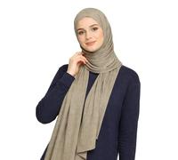 HENKi Foulard en jersey 100 % coton pour femme - Qualité supérieure - 180 x 100 cm, Extra Lang