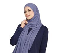 HENKi Foulard en jersey 100 % coton pour femme - Qualité supérieure - 180 x 100 cm, Extra Lang