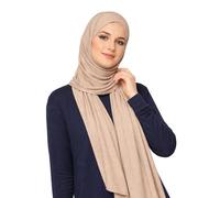 HENKi Foulard en jersey 100 % coton pour femme - Qualité supérieure - 180 x 100 cm, Extra Lang